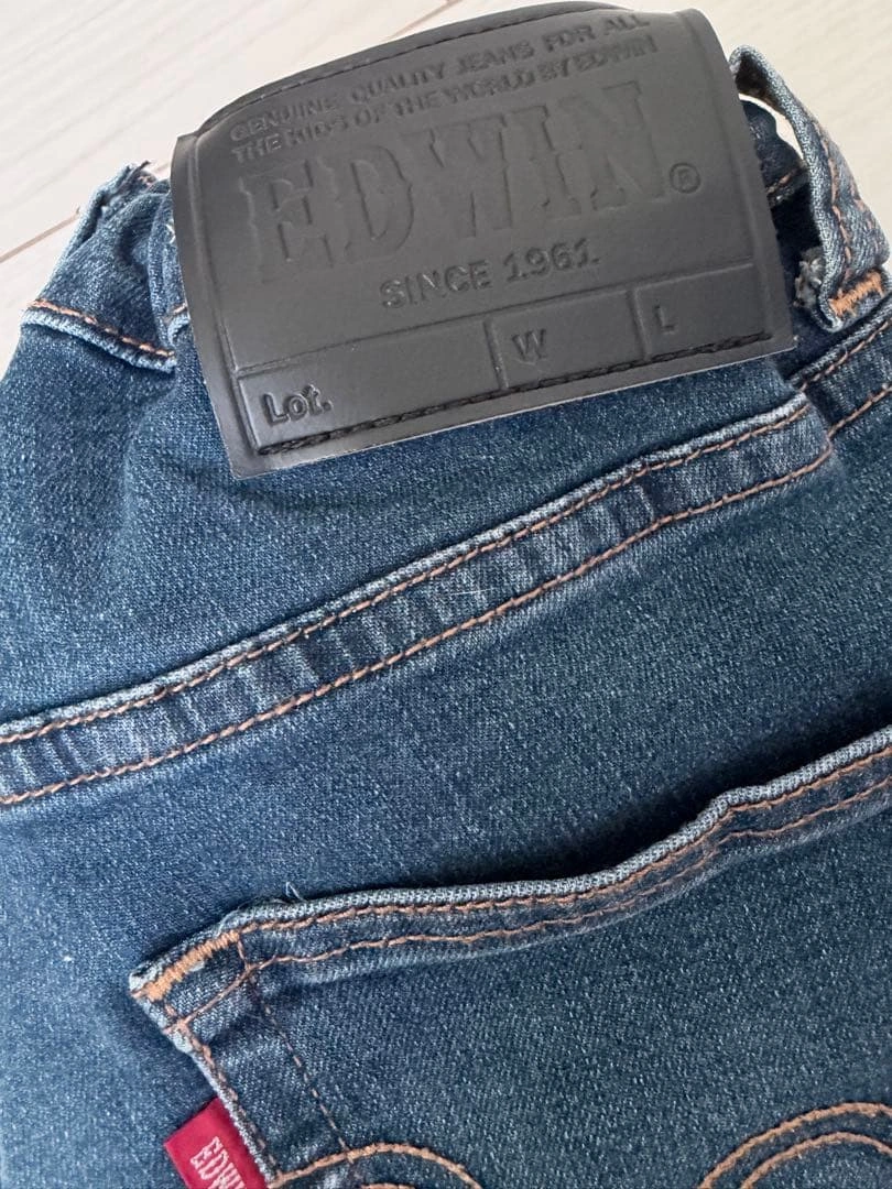 EDWIN キッズ デニムパンツ 160cmの写真10枚目