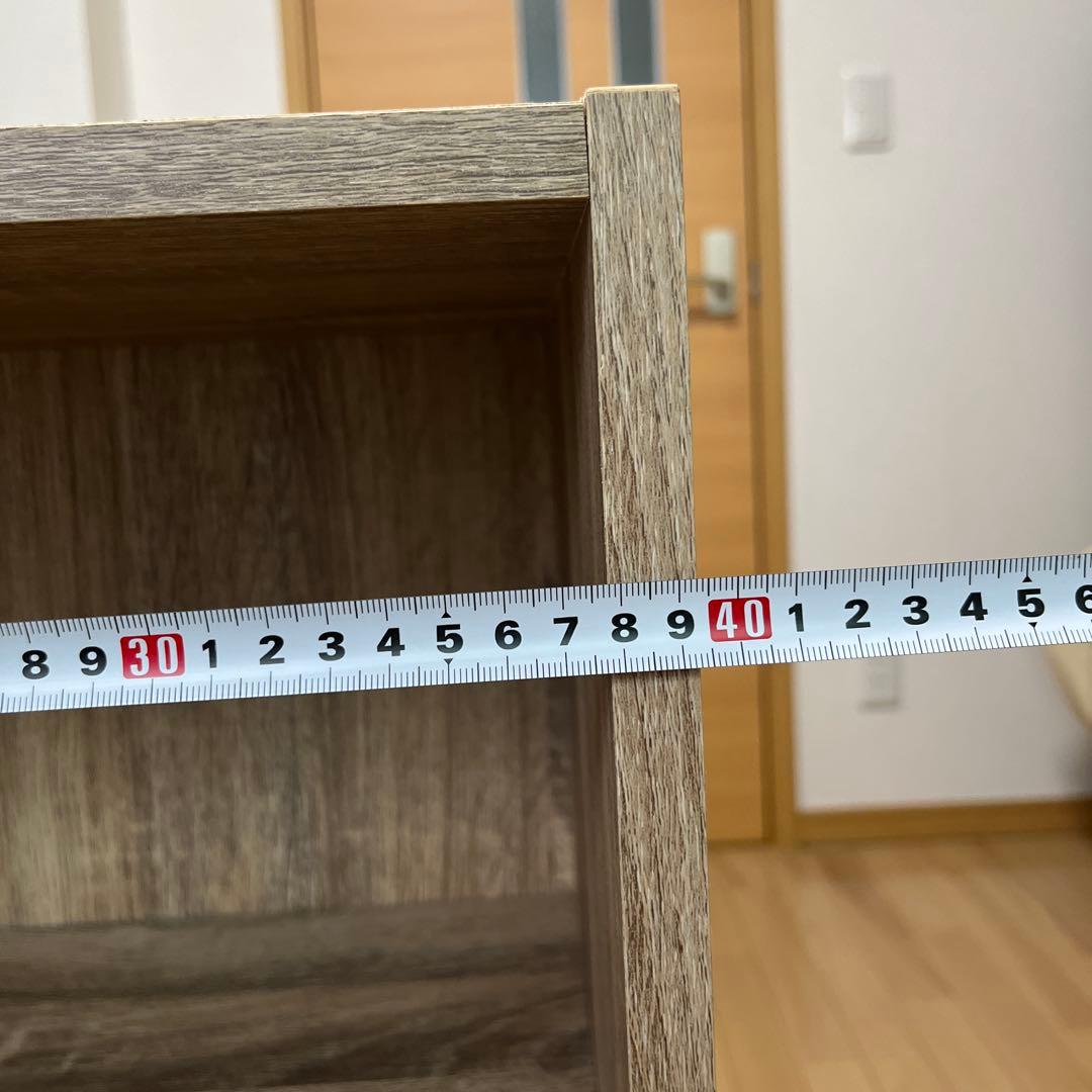 【10/15まで掲載】木目調 3段 カラーボックス 収納棚の写真6枚目