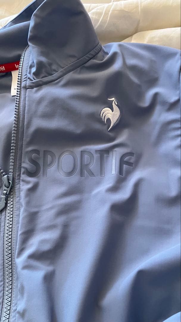 le coq sportif スタンドジャケット ライトブルーの写真5枚目
