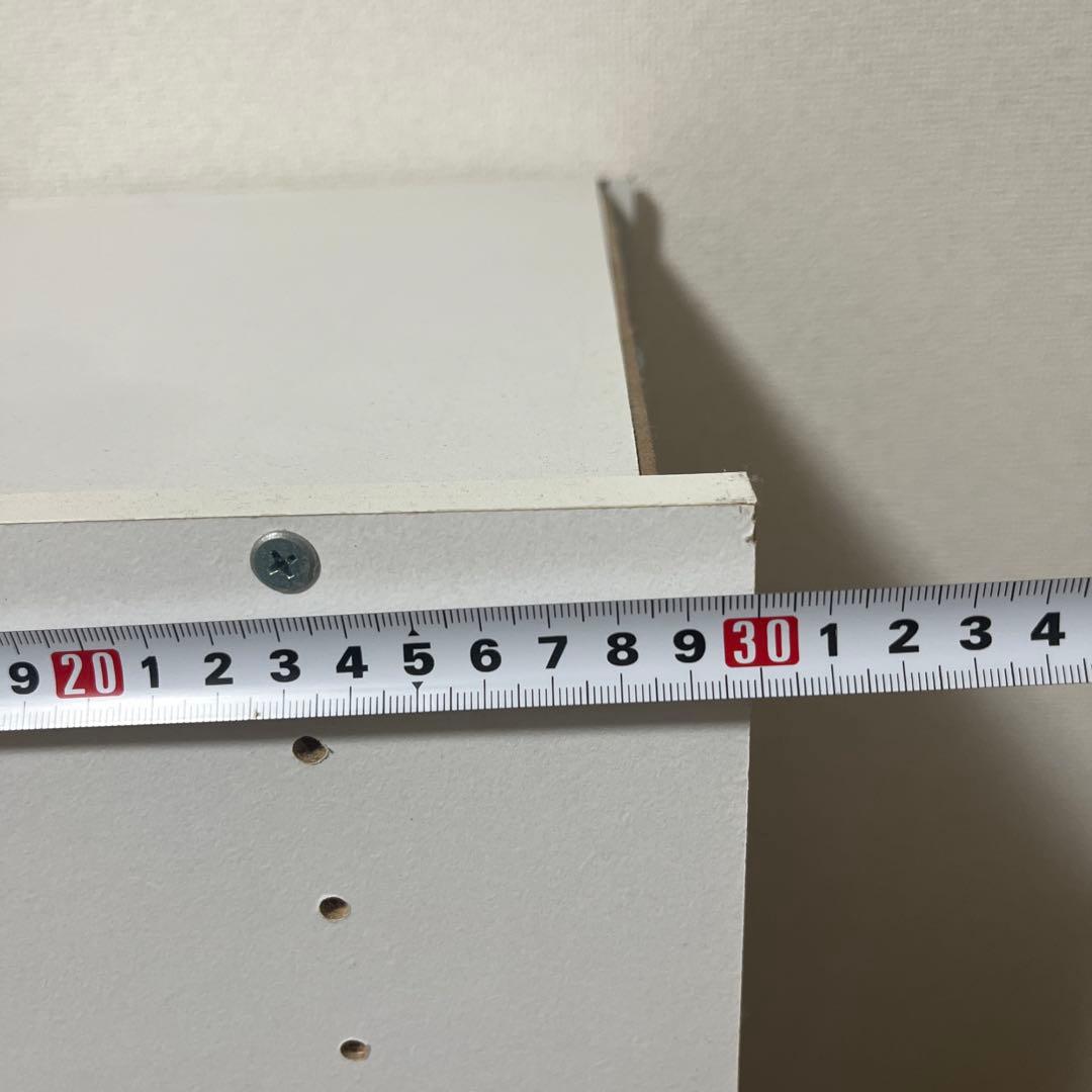 【10/15まで掲載】ホワイト 3段 カラーボックス 収納棚の写真5枚目