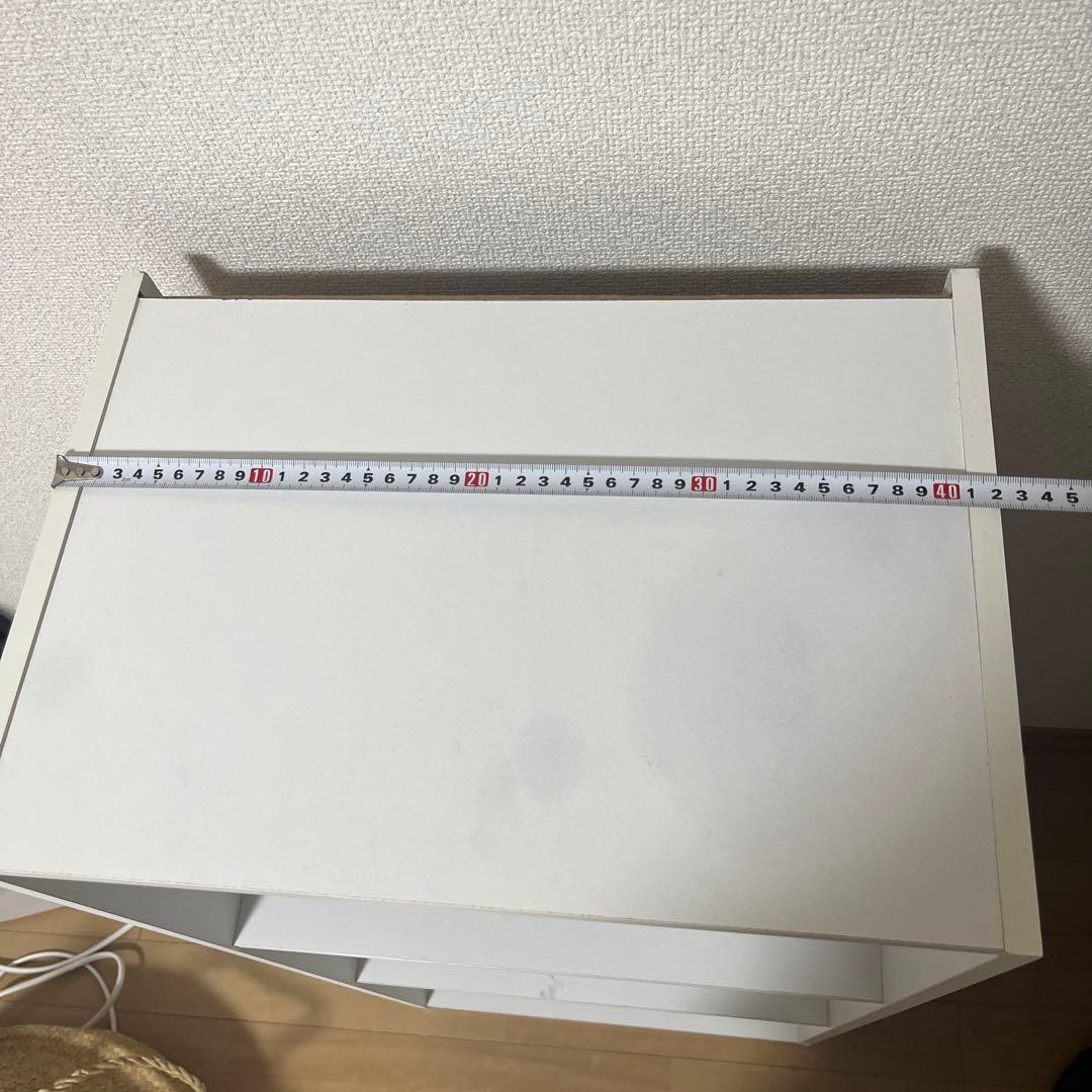 【10/15まで掲載】ホワイト 3段 カラーボックス 収納棚の写真6枚目