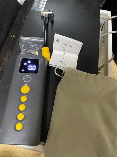 電動空気入れ　説明書付き