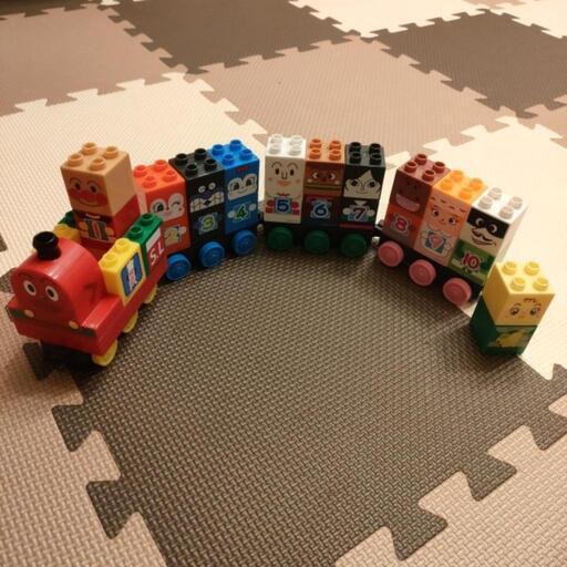アンパンマン ブロック SLマンと１２３！すうじブロックセット