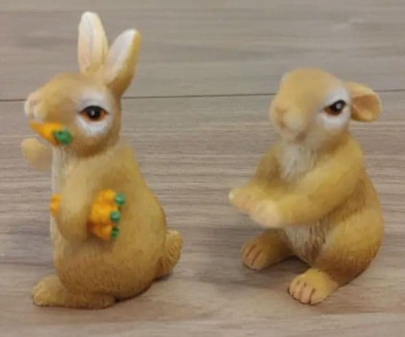 うさぎの親子 オーナメント4匹セットの写真3枚目
