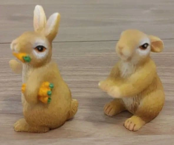 うさぎの親子 オーナメント4匹セットの写真3枚目
