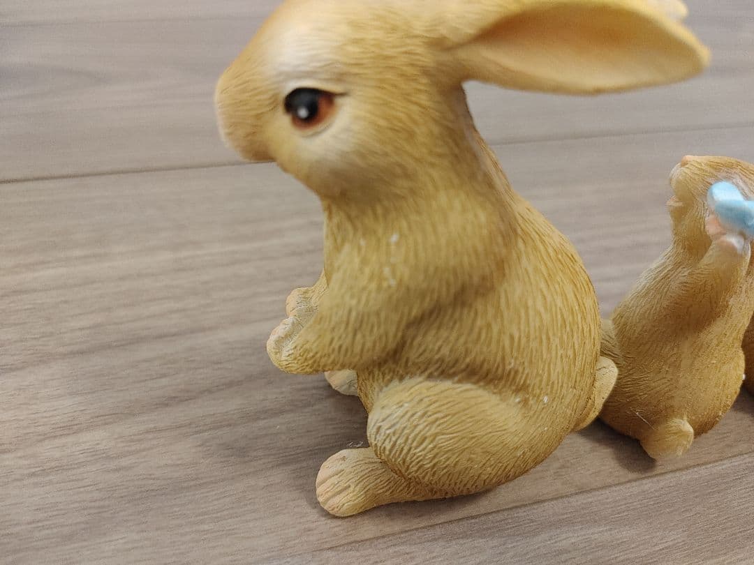 うさぎの親子 オーナメント4匹セットの写真5枚目