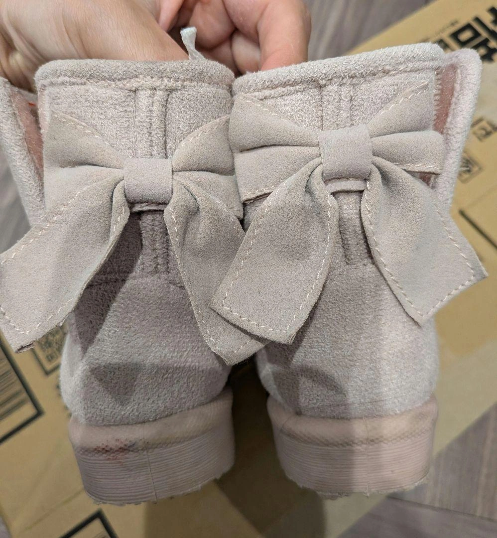 ベビー ムートンブーツ 13.0cm ピンクの写真4枚目