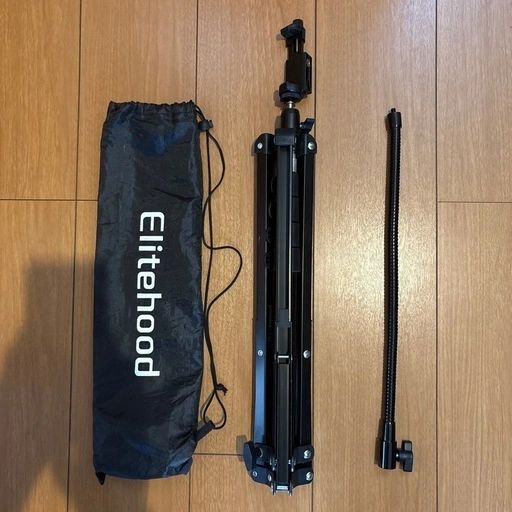 elitehood スマホ三脚 スタンド(ロング・俯瞰撮影モデル)