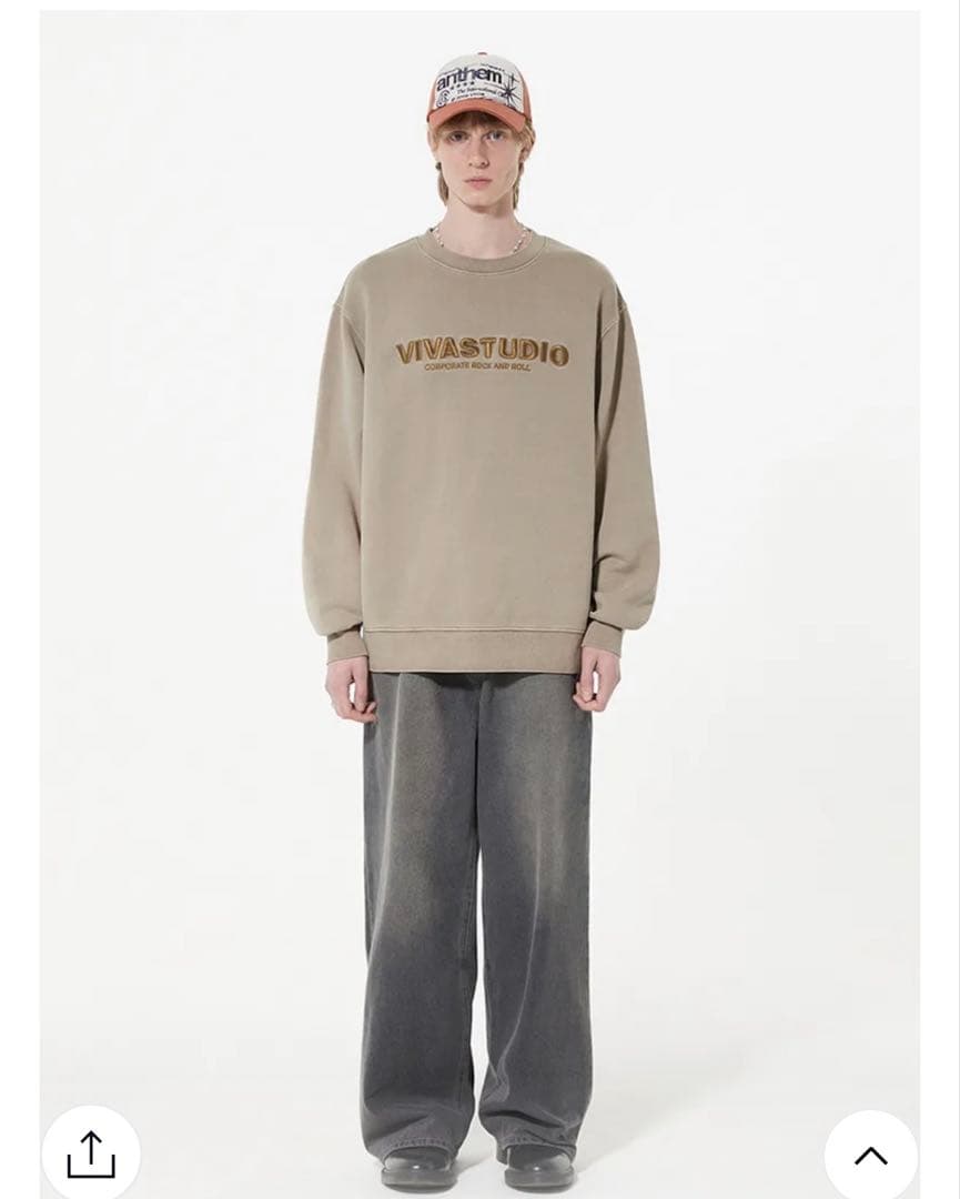 LOCATION EMBROIDERY CREWNECK [BROWN] Mの写真7枚目