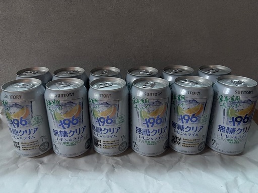 -196無糖クリアレモン&ライム　350ml 12本の写真2枚目