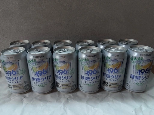 -196無糖クリアレモン&ライム 350ml 12本の写真2枚目