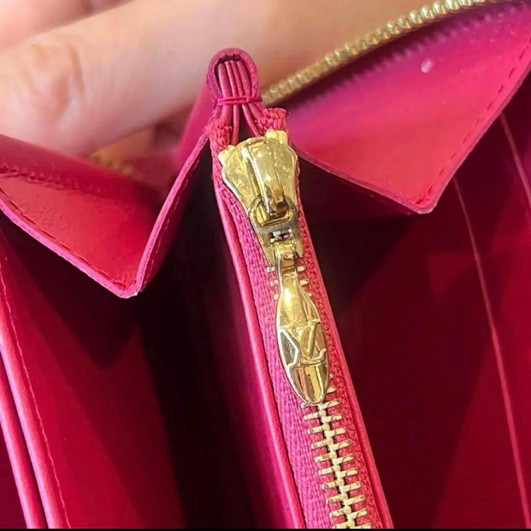 LOUIS VUITTON/ジッピーウォレット/ラインモノグラム ヴェルニの写真2枚目