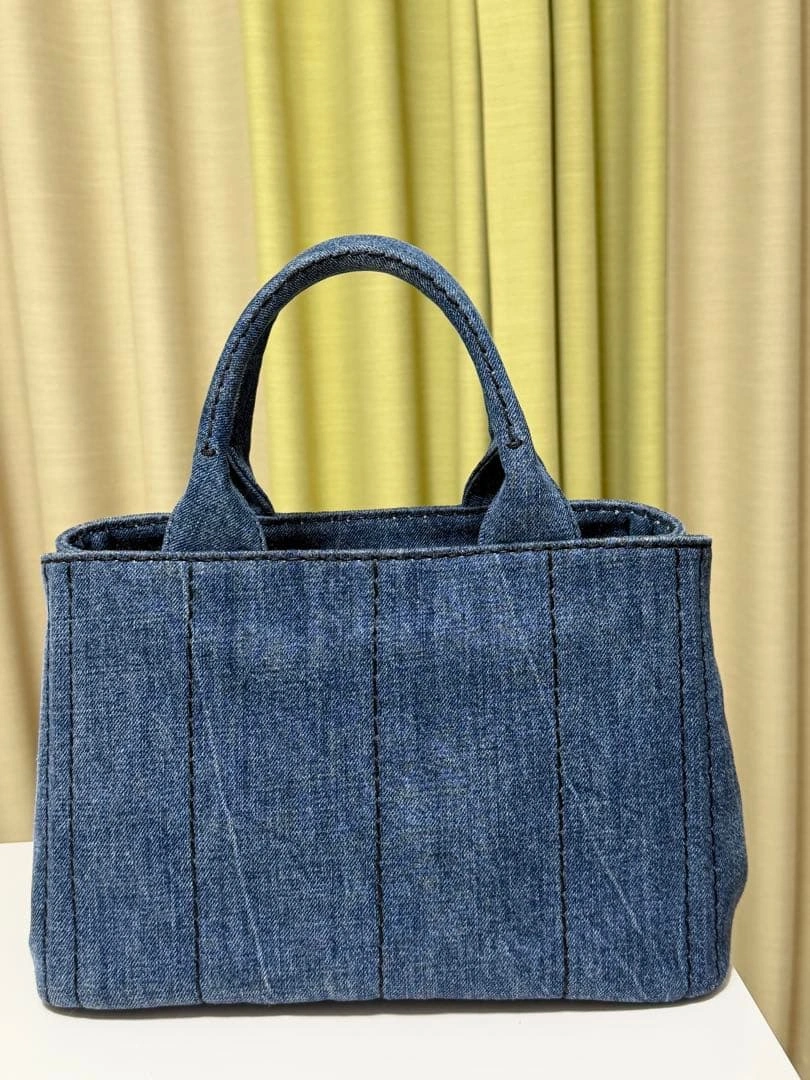 PRADA デニムショルダーバッグ カナパ ショルダー付きの写真2枚目