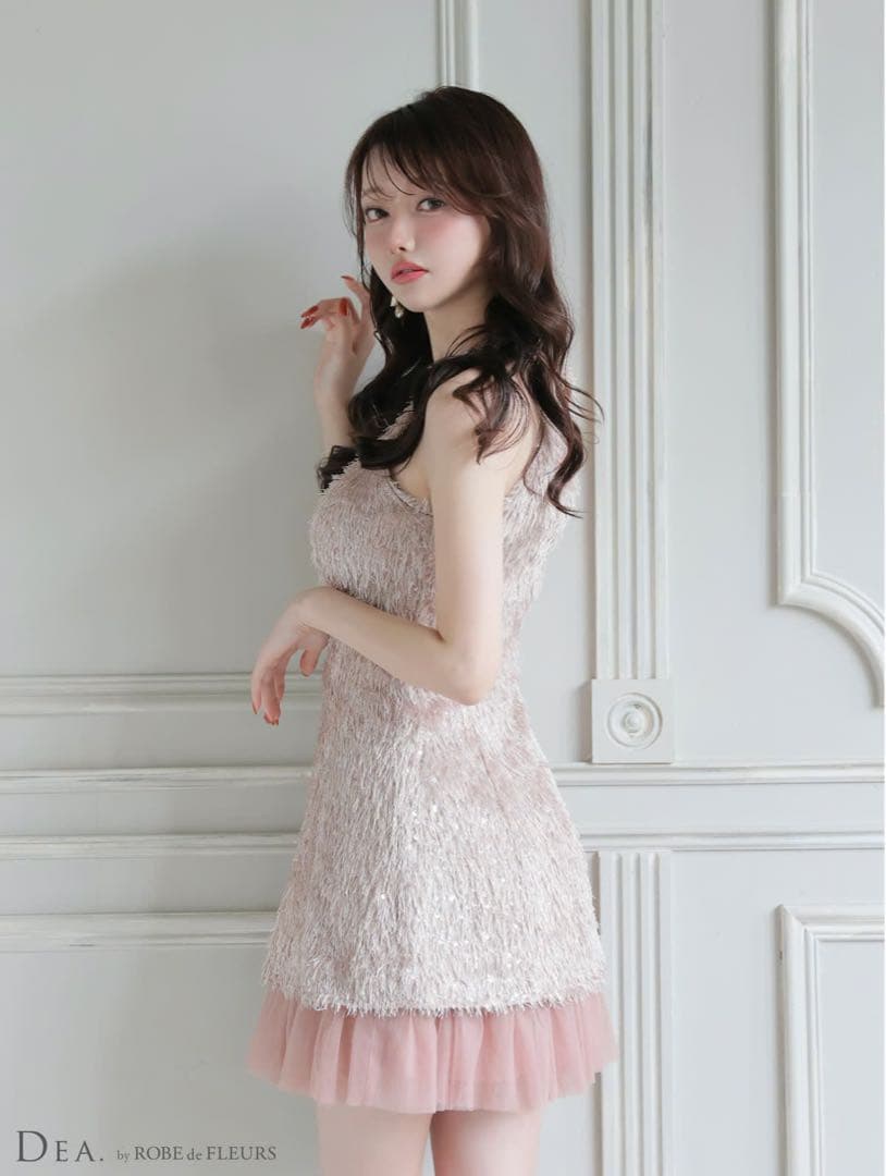 DEA.by ROBE de FLEURSフレアミニドレス (DE4135)の写真2枚目