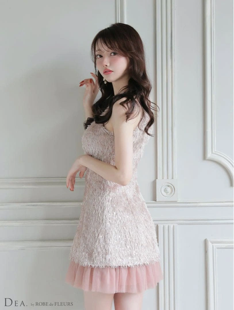 DEA.by ROBE de FLEURSフレアミニドレス (DE4135)の写真2枚目