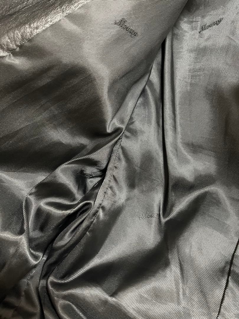 MOUSSY レザージャケット ライダース ブラックの写真5枚目