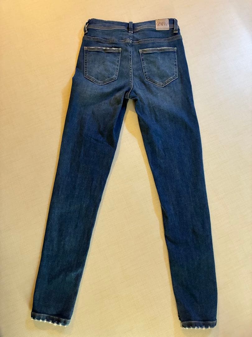 ZARA スキニーデニム ブルー EUR34の写真2枚目