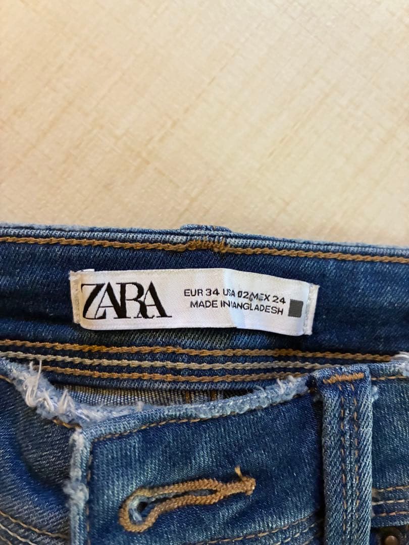 ZARA スキニーデニム ブルー EUR34の写真4枚目