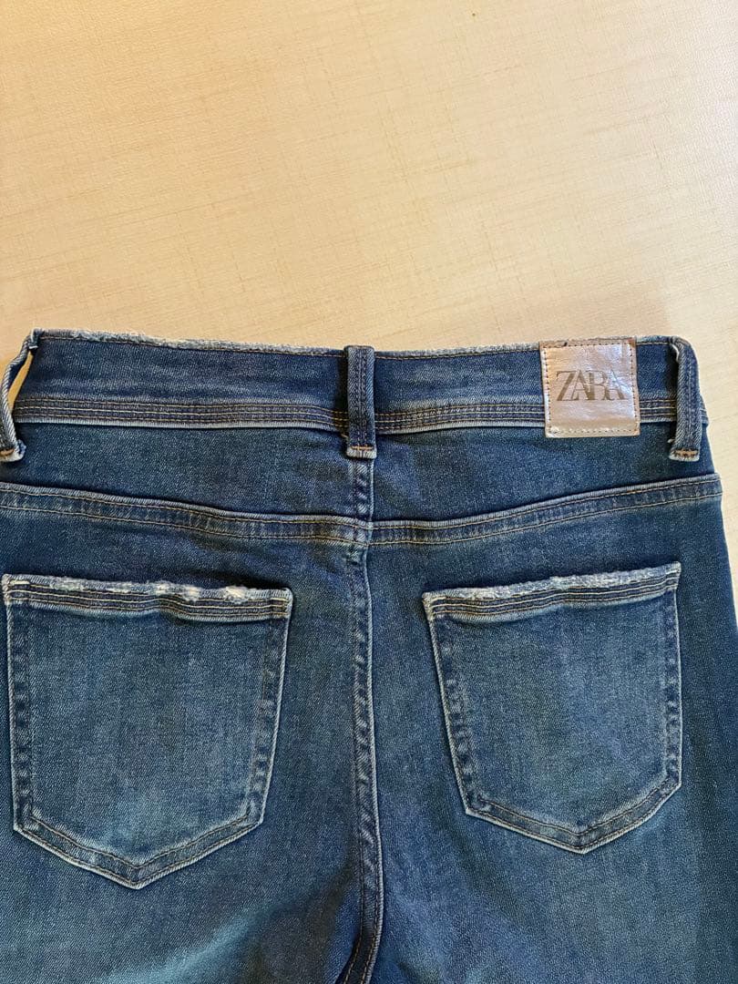 ZARA スキニーデニム ブルー EUR34の写真5枚目