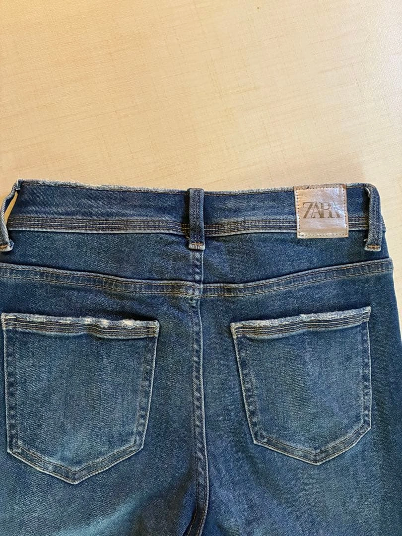 ZARA スキニーデニム ブルー EUR34の写真5枚目