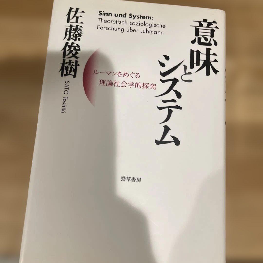 意味とシステム : ルーマンをめぐる理論社会学的探究