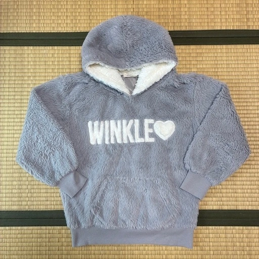 ボアパーカー グレー キッズ トップス 130 女の子