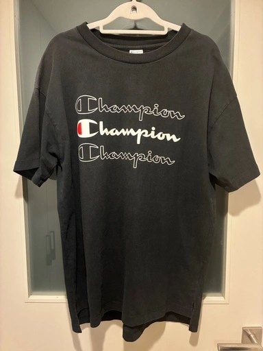 Champion チャンピオン Tシャツ ブラック メンズ M