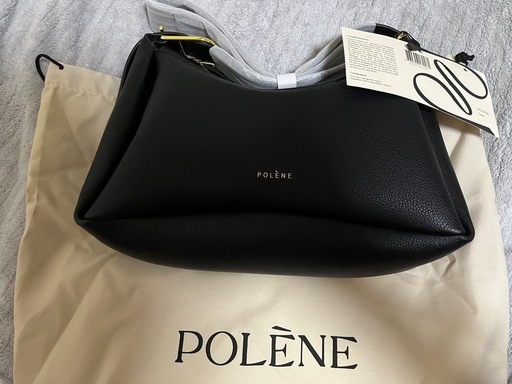 POLENE✳ポレーヌ✳UMI✳ブラックテクスチャード✳希少レアの写真3枚目