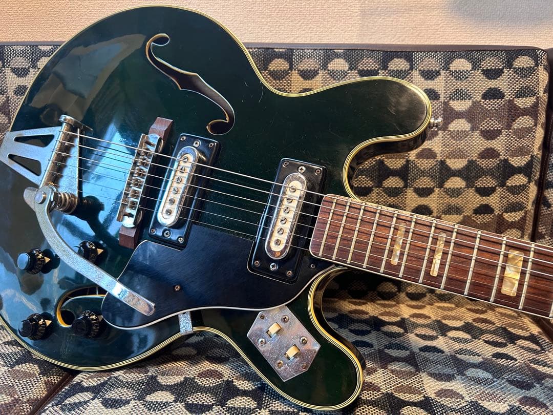 Greco EG135 Dark Green 69年ごろ フルアコの写真3枚目