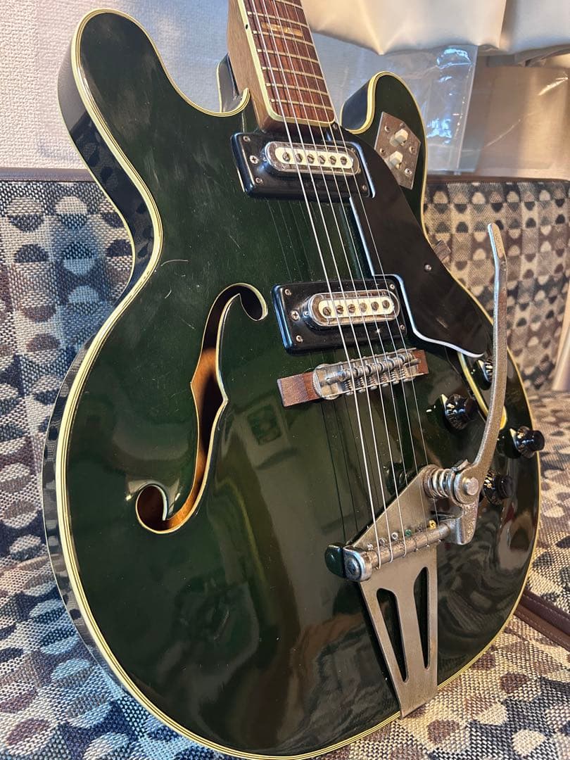 Greco EG135 Dark Green 69年ごろ フルアコの写真4枚目