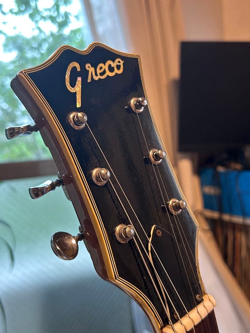 Greco EG135 Dark Green 69年ごろ フルアコの写真8枚目