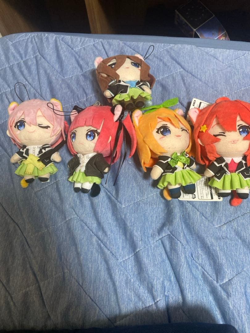 五等分の花嫁 ぬいぐるみマスコット 5種セット