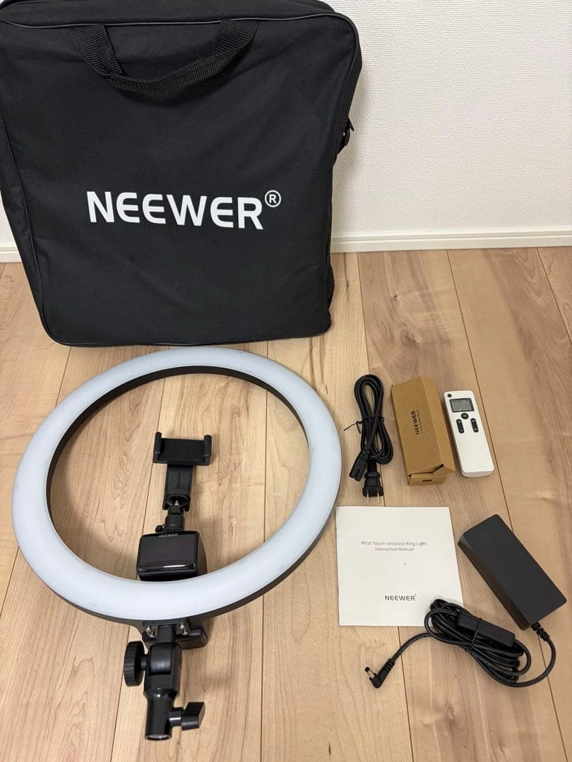 NEEWER RP16 16インチ LEDリングライト リモコン ケース付