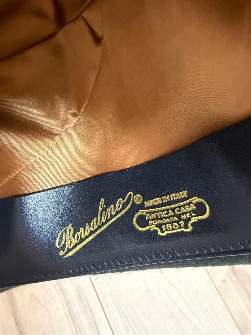 希少 Borsalino×CA4LA 10周年 300個限定 58の写真4枚目
