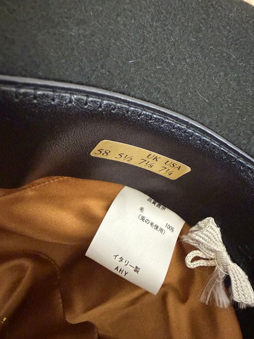 希少 Borsalino×CA4LA 10周年 300個限定 58の写真6枚目