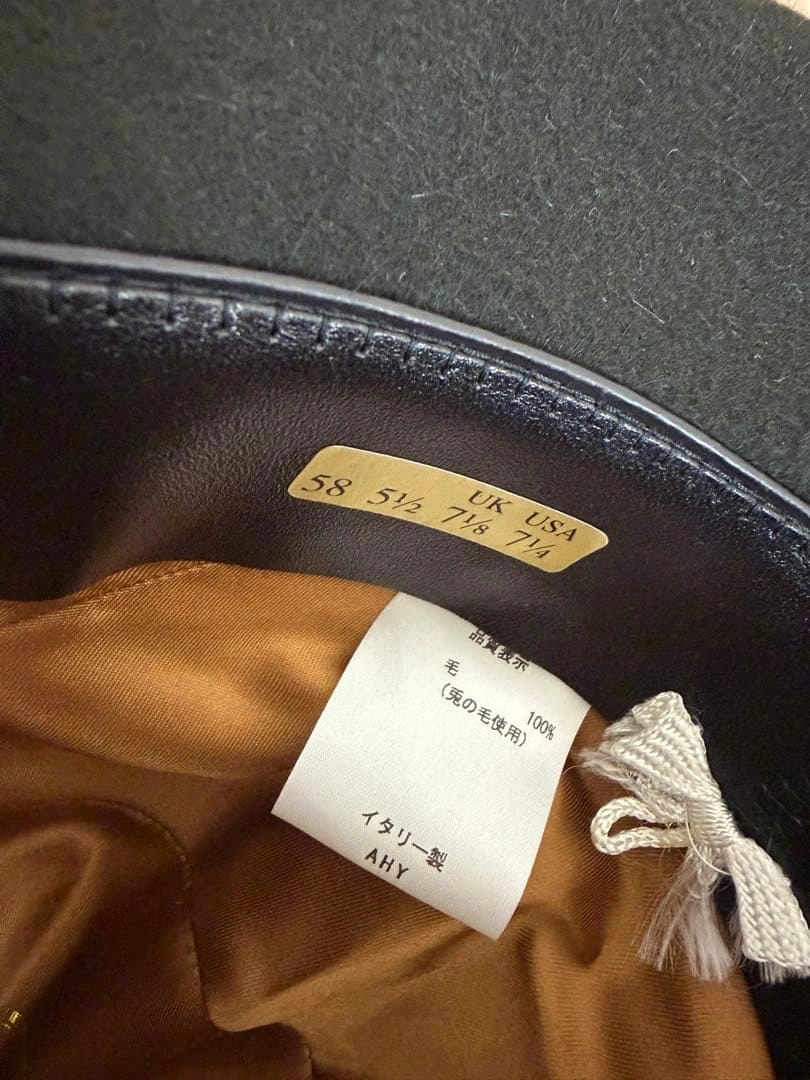 希少 Borsalino×CA4LA 10周年 300個限定 58の写真6枚目