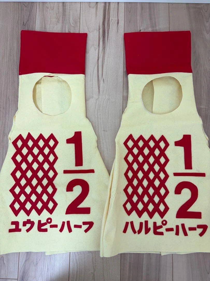 ハーフバースデー 衣装 2セット 双子 キューピーハーフの写真2枚目