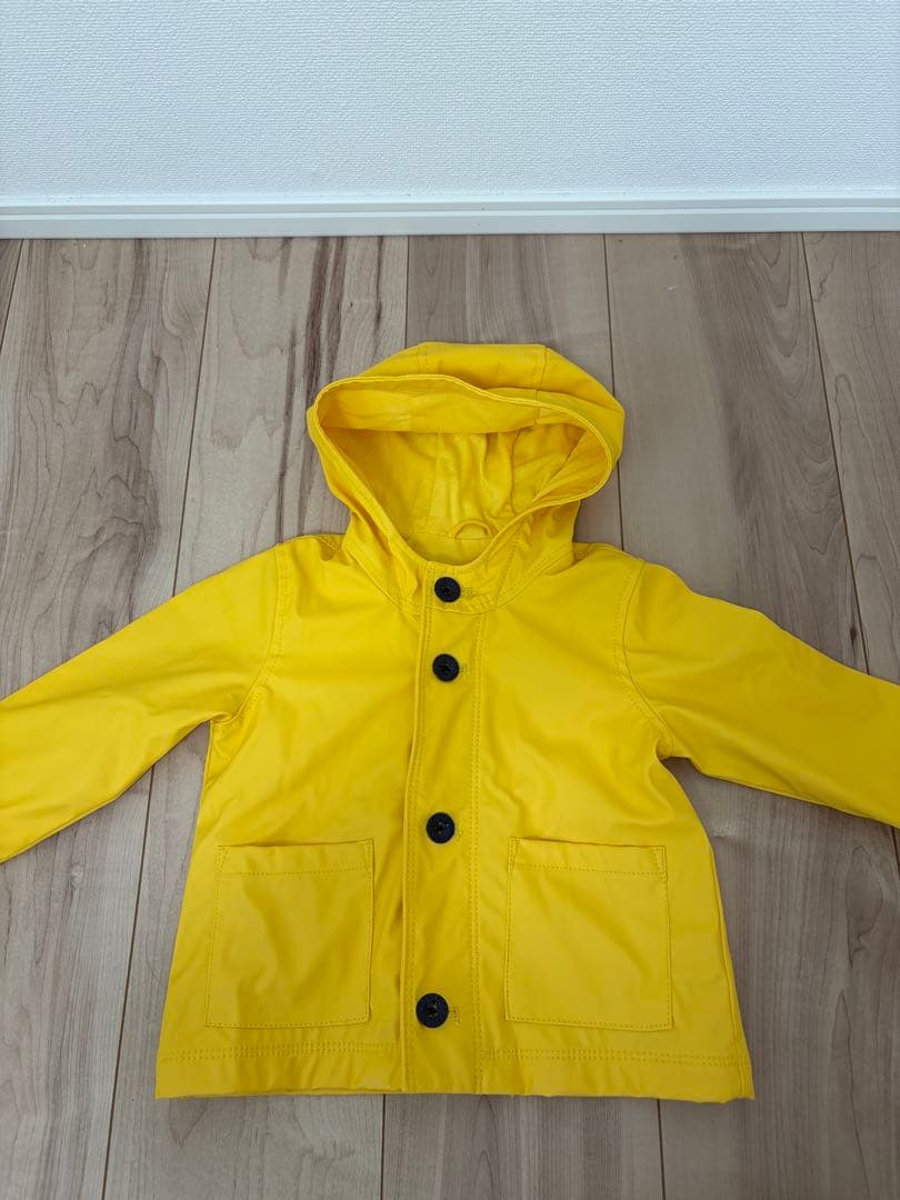 babyGap レインジャケット 80cm 2着セット 双子 イエロー 黄色の写真9枚目