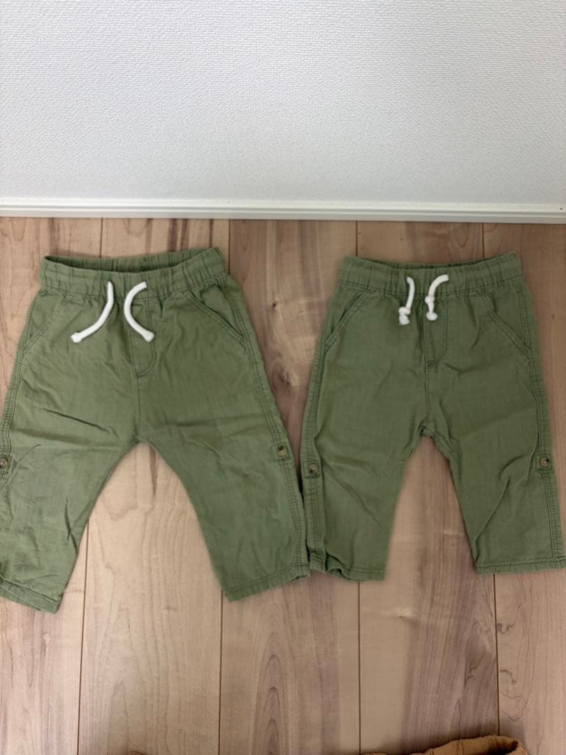H&M ベビーパンツ 6本セット 68 74 双子 お揃い 3組の写真6枚目