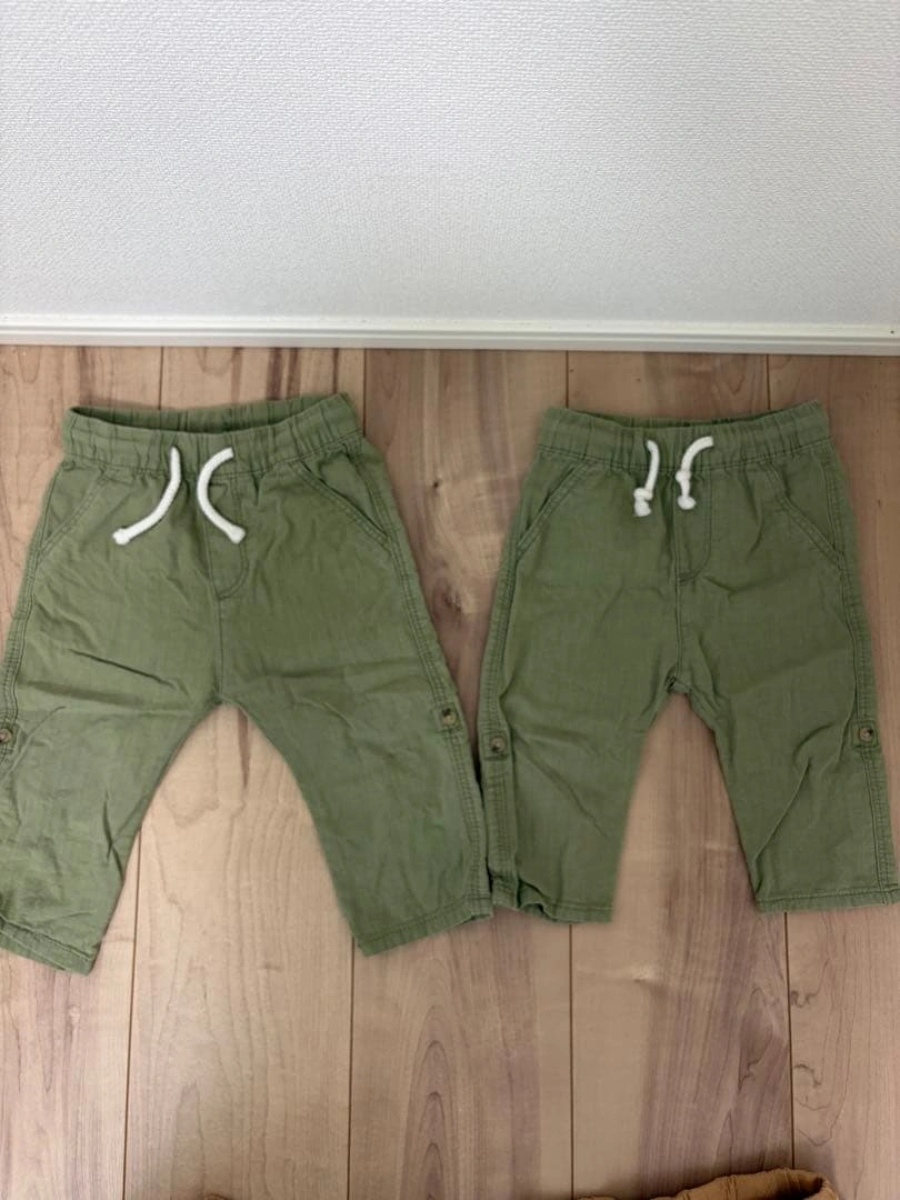 H&M ベビーパンツ 6本セット 68 74 双子 お揃い 3組の写真6枚目