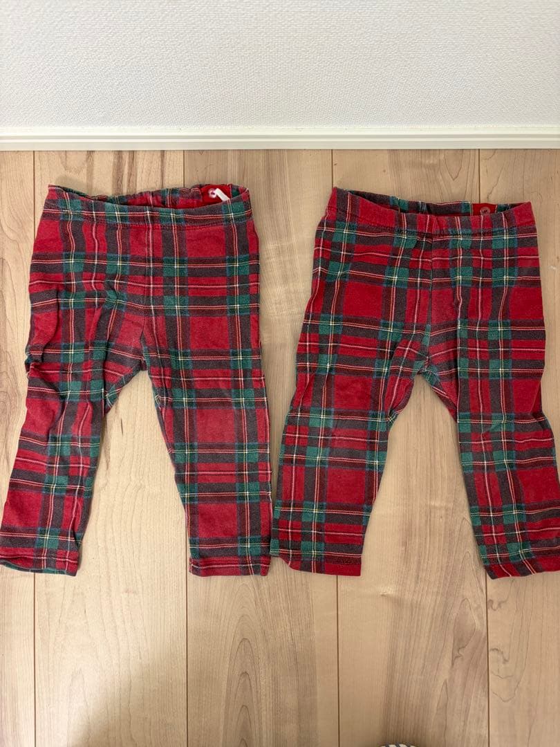 H&M ユニクロ ベビーパンツ 8本 74 80 双子 お揃い まとめ売りの写真3枚目