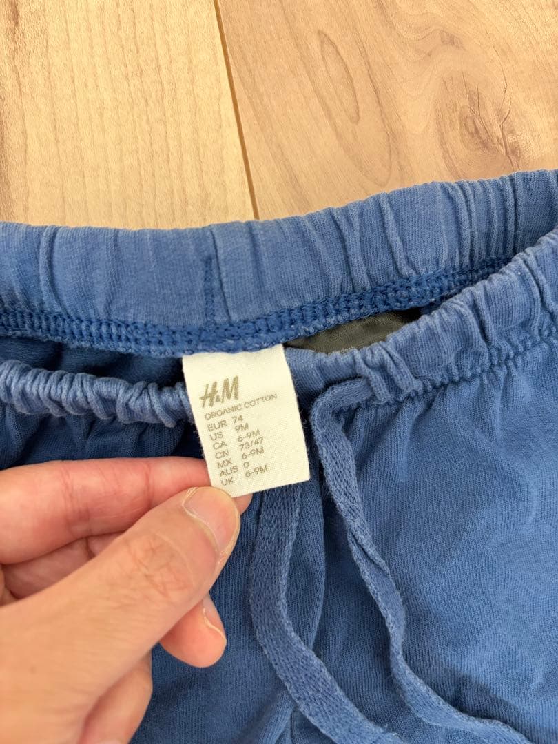 H&M ユニクロ ベビーパンツ 8本 74 80 双子 お揃い まとめ売りの写真7枚目