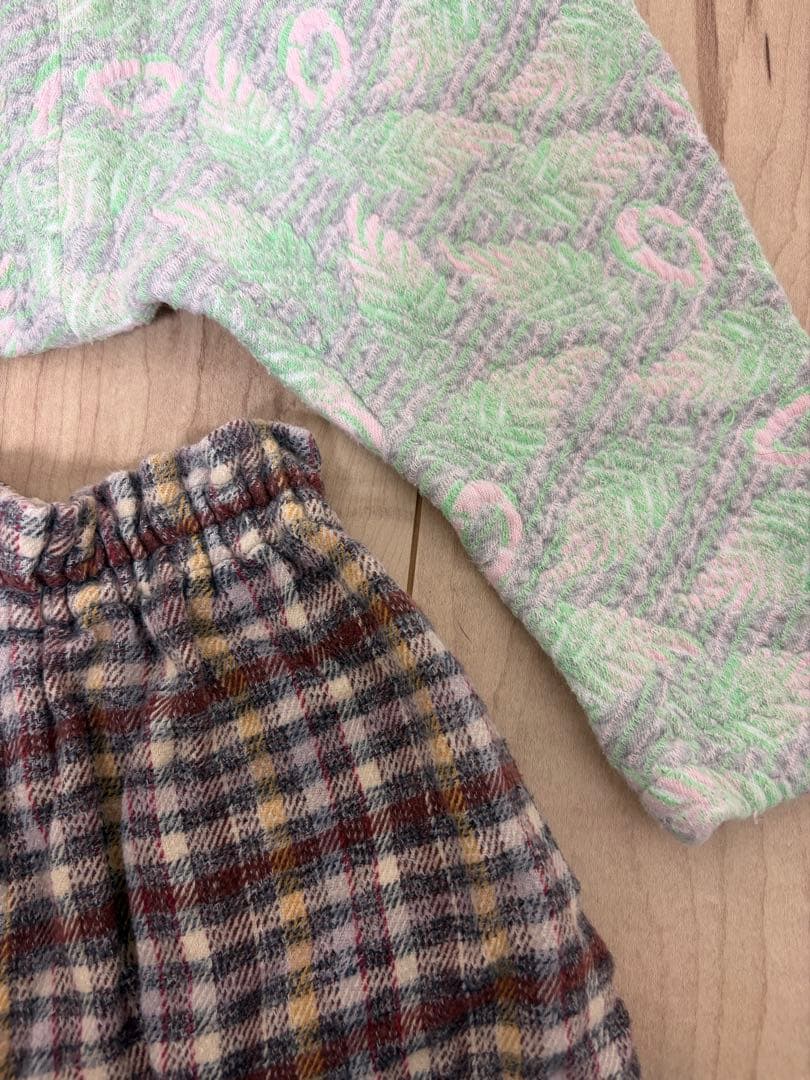 ハンドメイド キッズパンツ 4点セット 双子 お揃い 1〜2歳 サルエルの写真5枚目