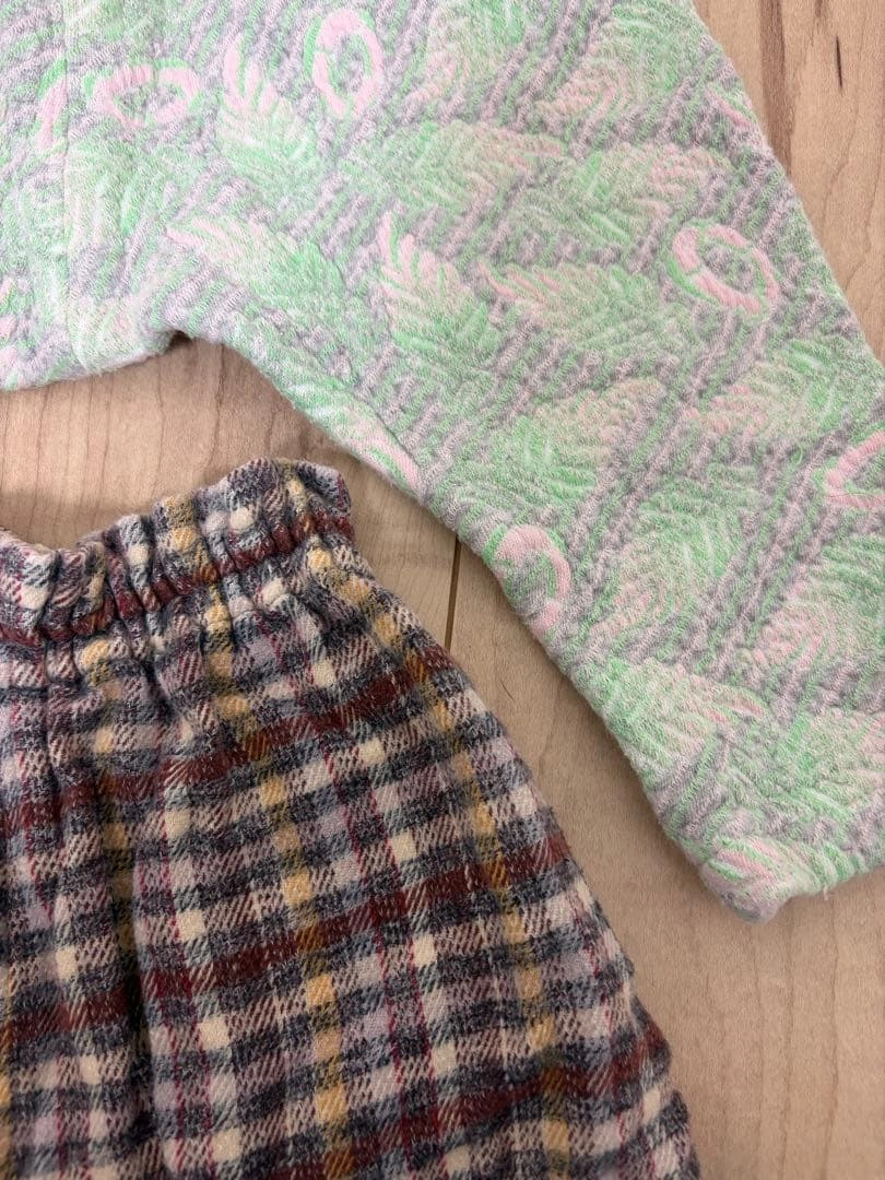 ハンドメイド キッズパンツ 4点セット 双子 お揃い 1〜2歳 サルエルの写真5枚目
