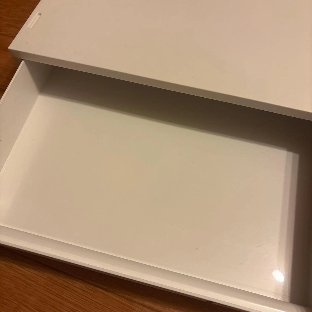 無印良品 小物収納ケース ワイド ホワイトグレー 小の写真3枚目