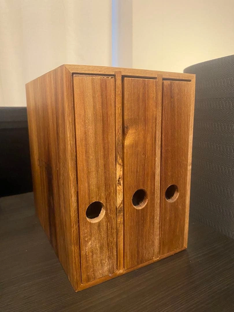 【超希少!廃盤】ドテラ doterra アロマオイル36本収納 ウッドボックスの写真2枚目