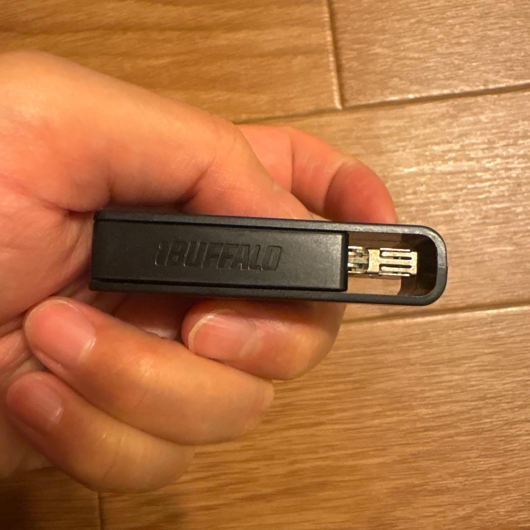 iBUFFALO 変換アダプタ　 USB接続 ブラック