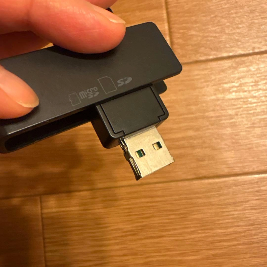 iBUFFALO 変換アダプタ USB接続 ブラックの写真6枚目