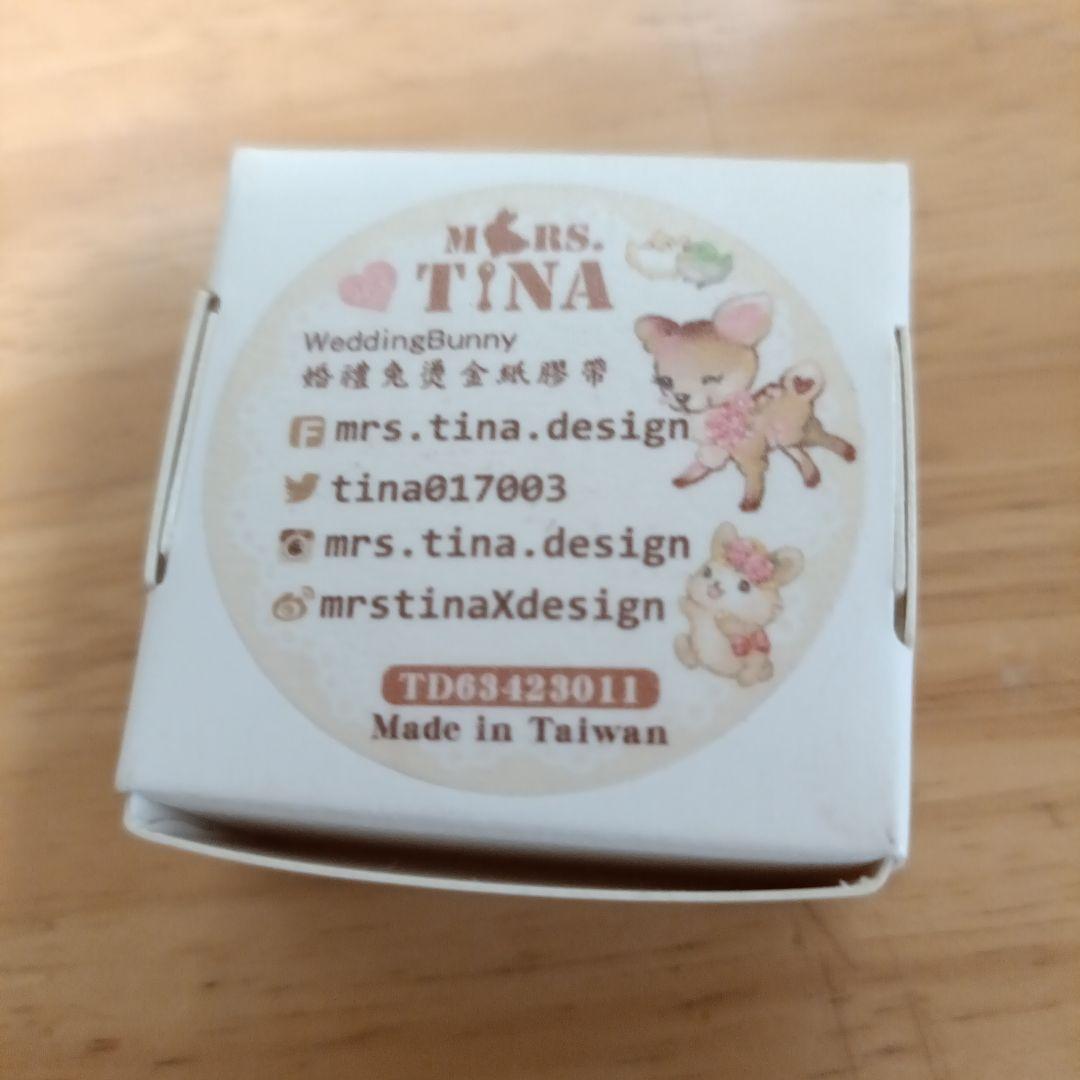 【巻売り】Mrs. Tina マスキングテープ Happy Weddingの写真4枚目