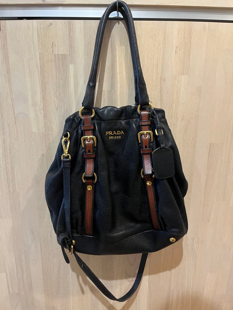 PRADA プラダ BN1772 Cervo レザー 2WAY ショルダーバッグ